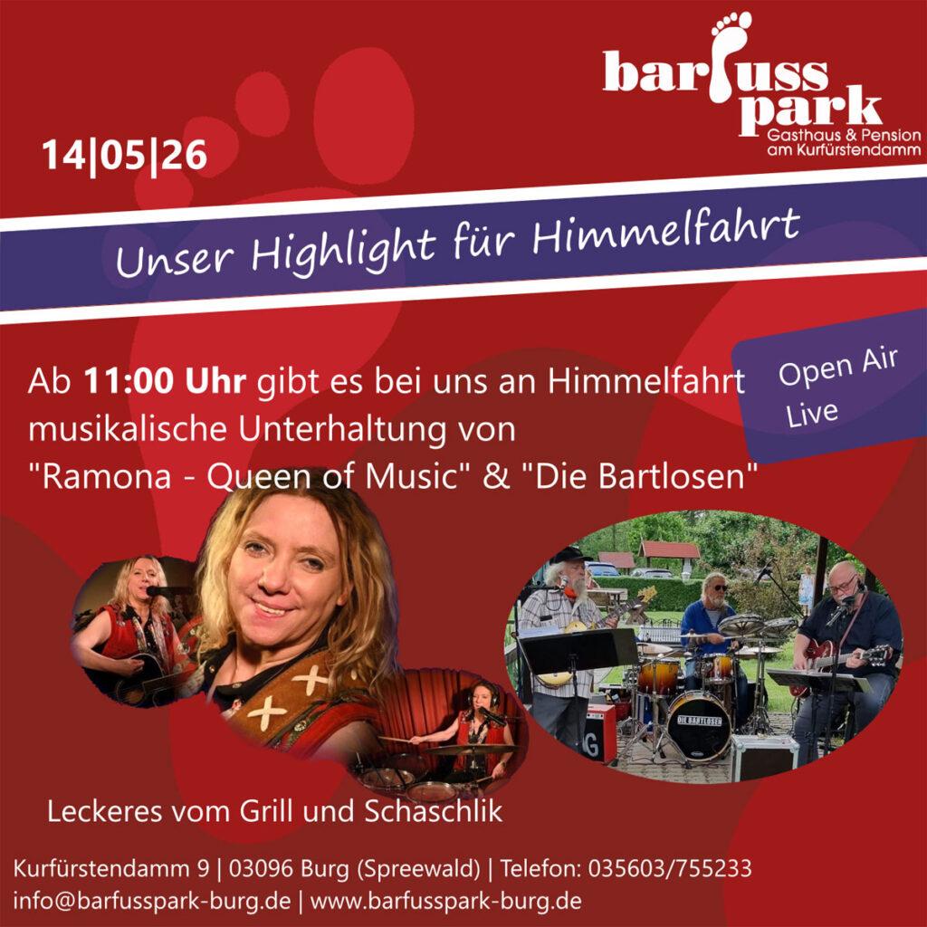 Barfusspark Burg Himmelfahrt 2026
